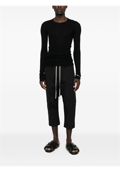 rib ls t tee man black RICK OWENS | RU01F2250 RC09